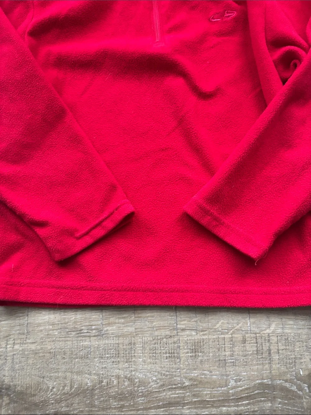 Champion Kids Red Half-Zip Fleece Sweatshirt